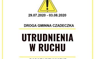 Czadeczka - utrudnienia w ruchu