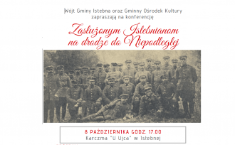 Wójt Gminy Istebna i Sołtys wsi Istebna zaprasza mieszkańców Gminy  na spotkanie poświęcone 100 rocznicy Powstań Śląskich.