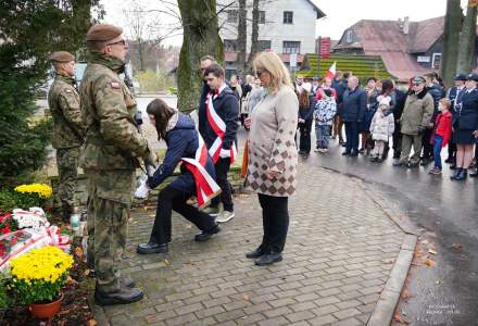 Święto Niepodległości w Gminie Istebna fot. Bronka Polok