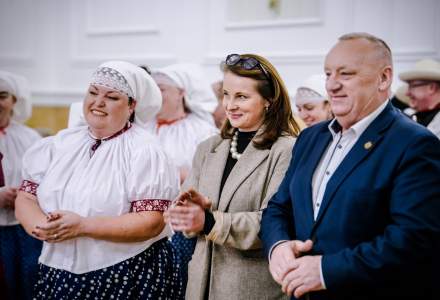 Uczestnicy Świątecznego Spotkania dla Seniorów w Koniakowie fot. M.Kuźma