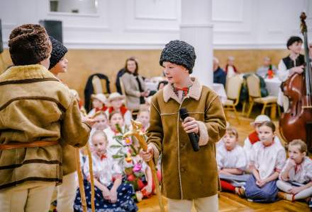 Uczestnicy Świątecznego Spotkania dla Seniorów w Koniakowie fot. M.Kuźma