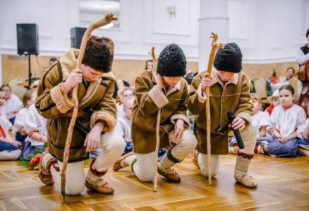 Uczestnicy Świątecznego Spotkania dla Seniorów w Koniakowie fot. M.Kuźma