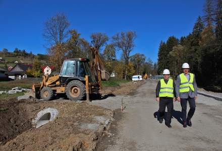 Droga Czadeczka 17.10.17 - Przygotowania do położenia asfaltu