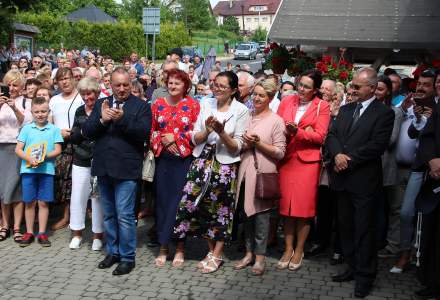 Poświęcenie pomnika Janka Gajdosza