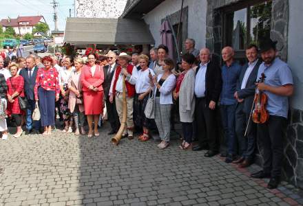 Poświęcenie pomnika Janka Gajdosza