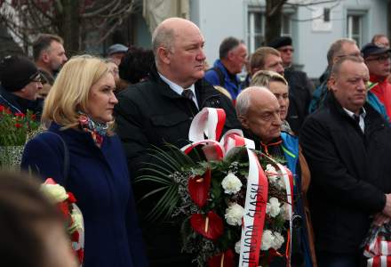 Odsłonięcie pomnika Jerzego Kukuczki