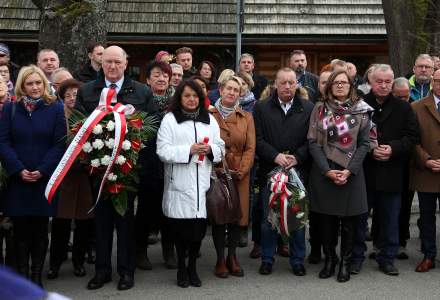 Odsłonięcie pomnika Jerzego Kukuczki