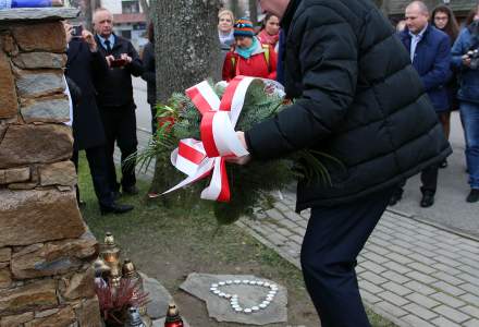 Odsłonięcie pomnika Jerzego Kukuczki