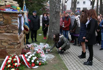 Odsłonięcie pomnika Jerzego Kukuczki