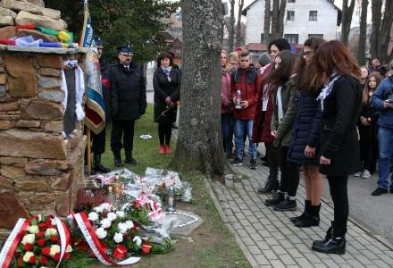 Odsłonięcie pomnika Jerzego Kukuczki