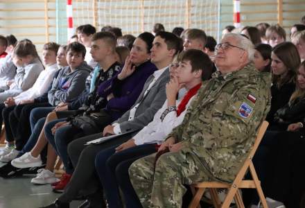 Uroczystość odsłonięcia tablicy kpt. Ignacego Gazurka