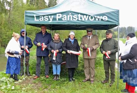 Poświęcenie Alei Pamięci Jana Pawła II