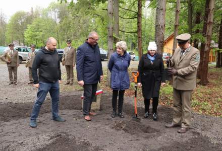 Poświęcenie Alei Pamięci Jana Pawła II