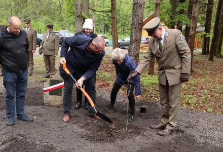 Poświęcenie Alei Pamięci Jana Pawła II