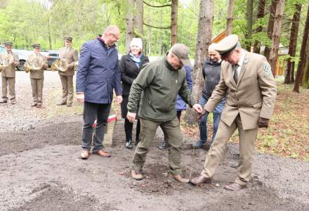 Poświęcenie Alei Pamięci Jana Pawła II