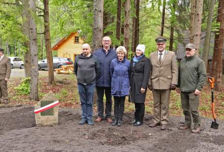 Poświęcenie Alei Pamięci Jana Pawła II