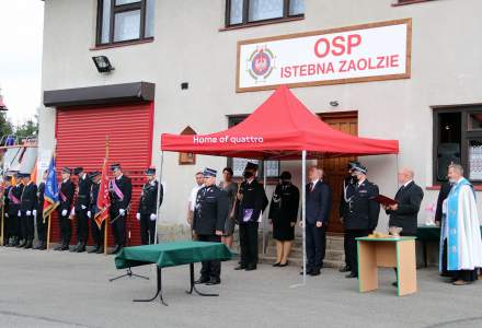 Poświęcenie sztandaru OSP Istebna Zaolzie