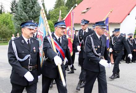 Poświęcenie sztandaru OSP Istebna Zaolzie