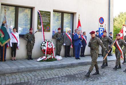 Odsłonięcie tablicy