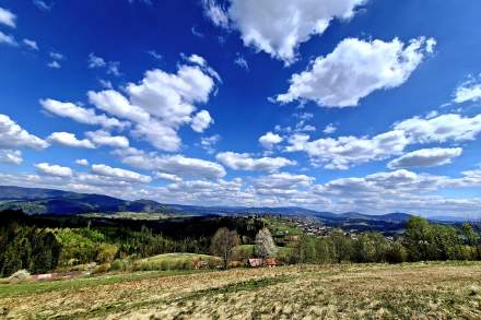 Widok z Wawrzaczowego Gronia