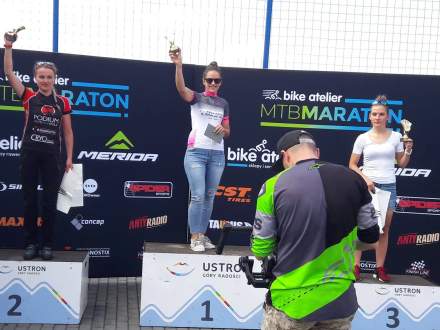 Anna Kaczmarzyk na podium