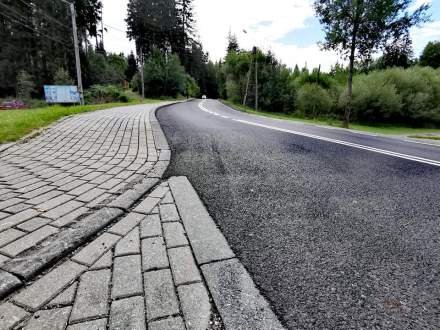 Remont drogi w Istebnej