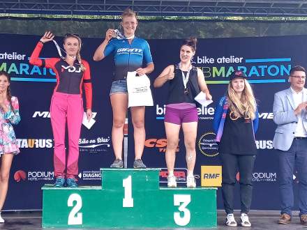 Anna Kaczmarzyk na podium