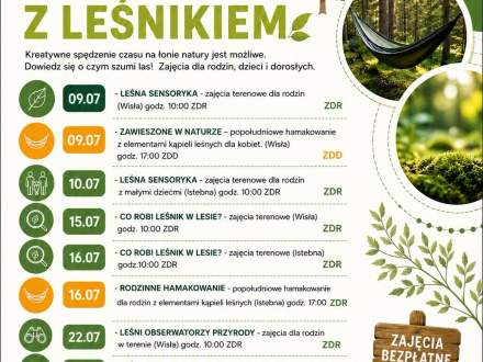 Harmonogram Wakacji z Leśnikiem