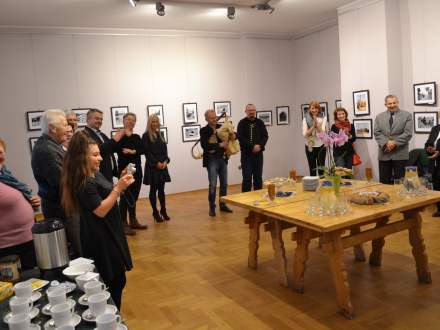 Wernisaż wystawy fotograficznej Jana Sikory