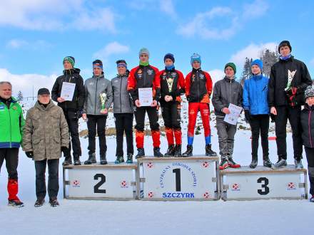 Podium Igrzyska Młodzieży Szkolnej Chłopcy