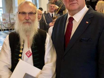 Uroczystość wręczenia medali na 100 - lecie Odzyskania Niepodległości /fot. J. Chrząszcz/