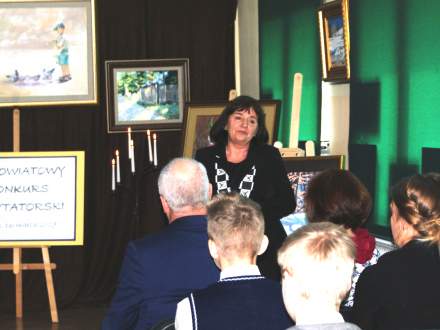 Pani Krystyna Kocybik- gość honorowy Konkursu