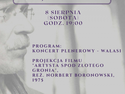Plakat z programem wydarzenia