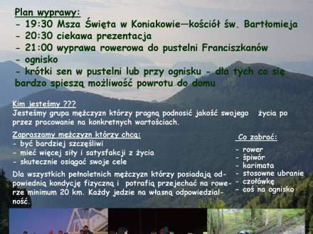 Plakat z programem wydarzenia