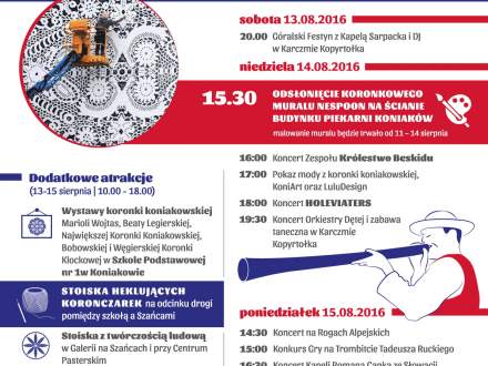 Plakat Dni Koronki Koniakowskiej