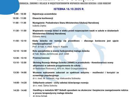 Program 16.10.2025