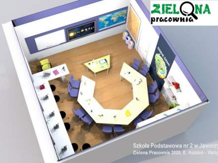 Projekt Zielonej Pracowni Pani Ewy Kożdoń- Waligóry.