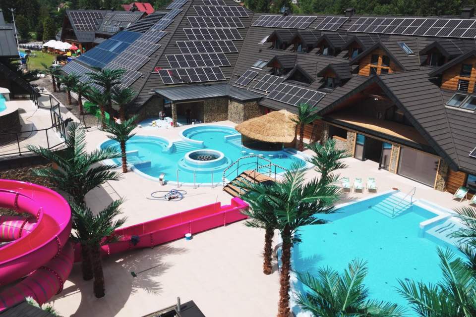 Baseny zewnętrzne w Kompleksie Zagroń