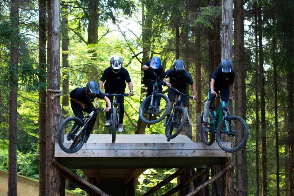 Rowery na Złotym Groniu