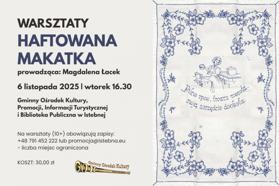 Plakat warsztatów