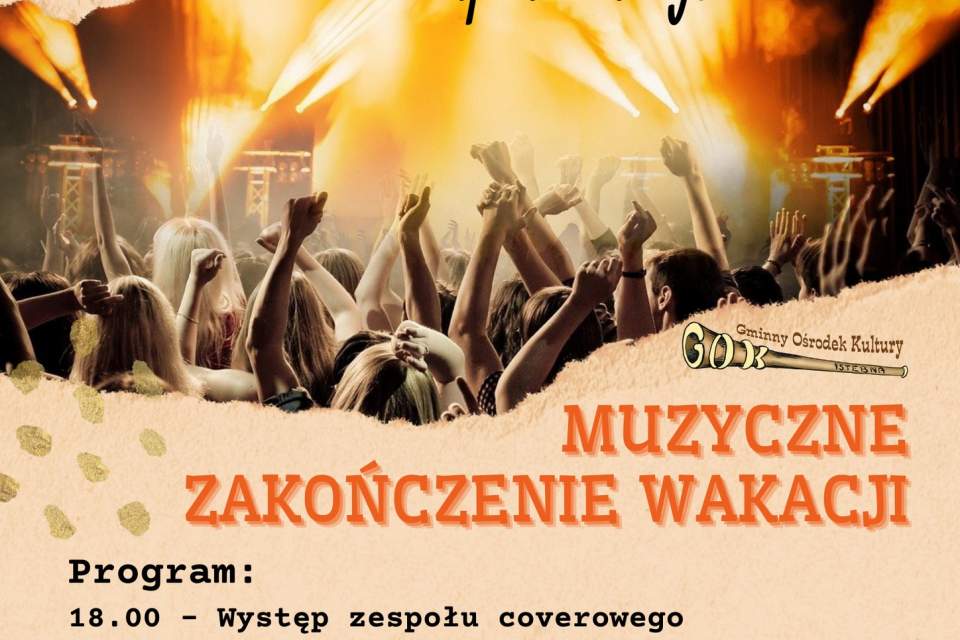 Plakat na Zakończenie Wakacji