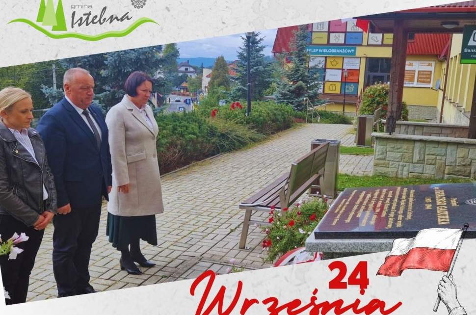 Grafika upamiętniająca rocznicę śmierci żołnierza 1.SBS.